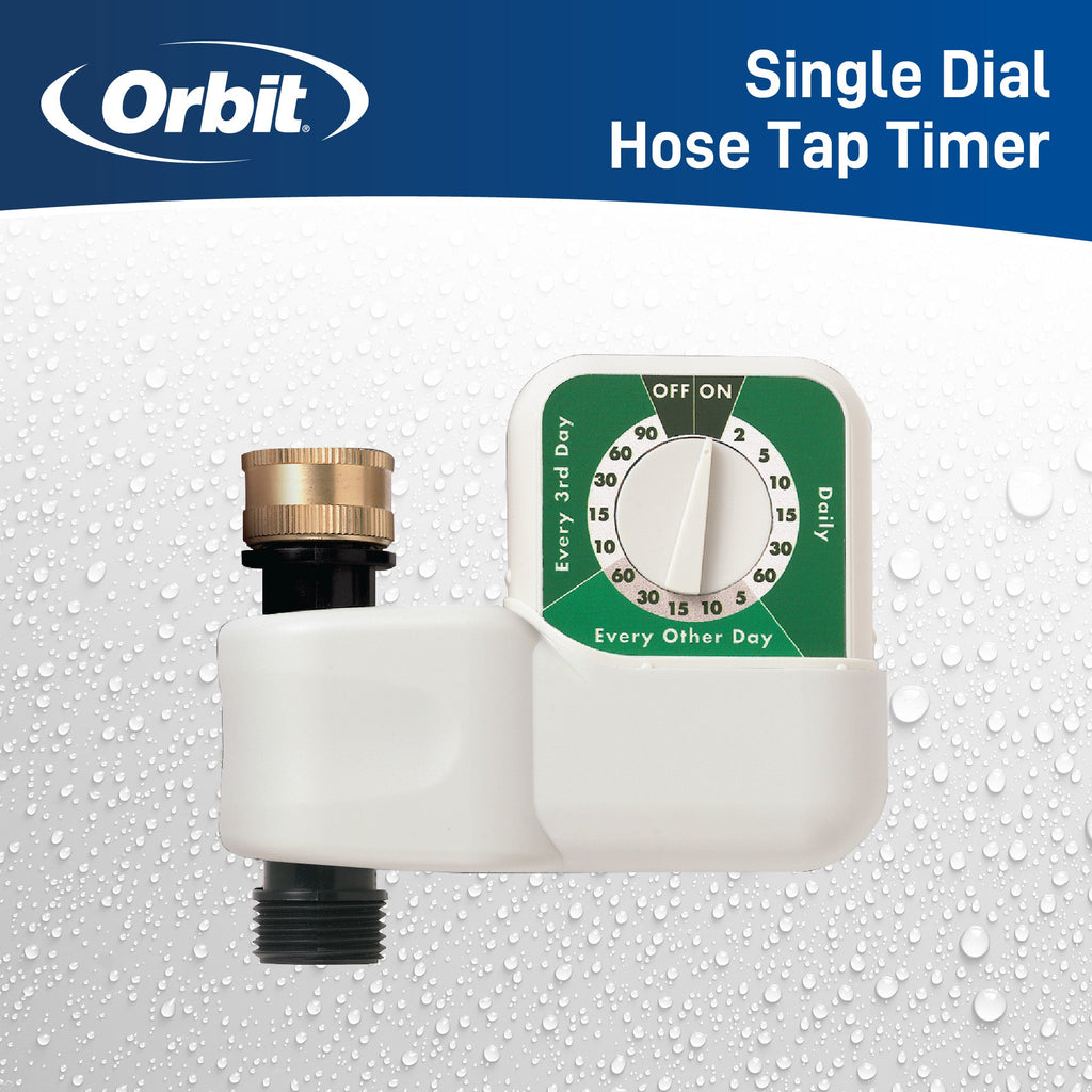 1-Outlet Automatic Single-Dial Hose Faucet Timer 62024 - Cheeky Garden
