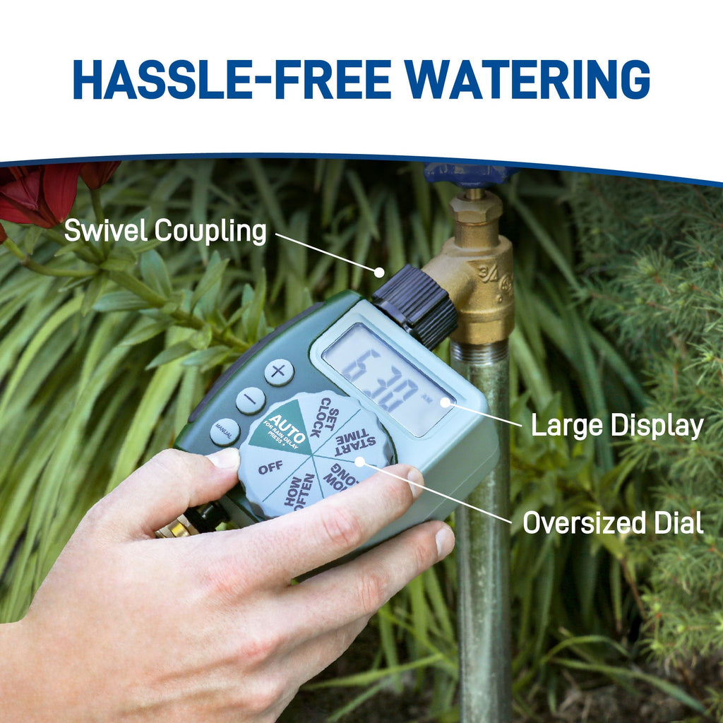 1-Outlet Programmable Hose Faucet Timer - Cheeky Garden