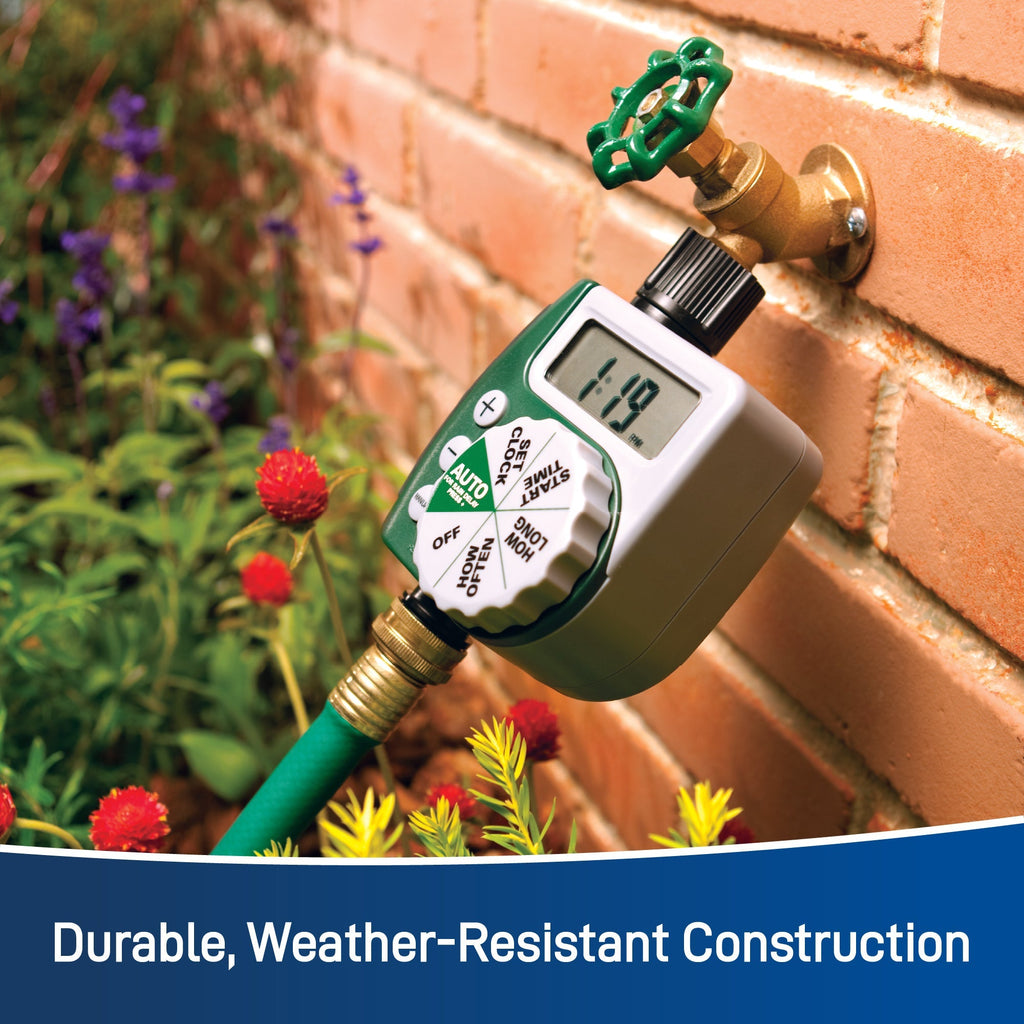 1-Outlet Programmable Hose Faucet Timer - Cheeky Garden
