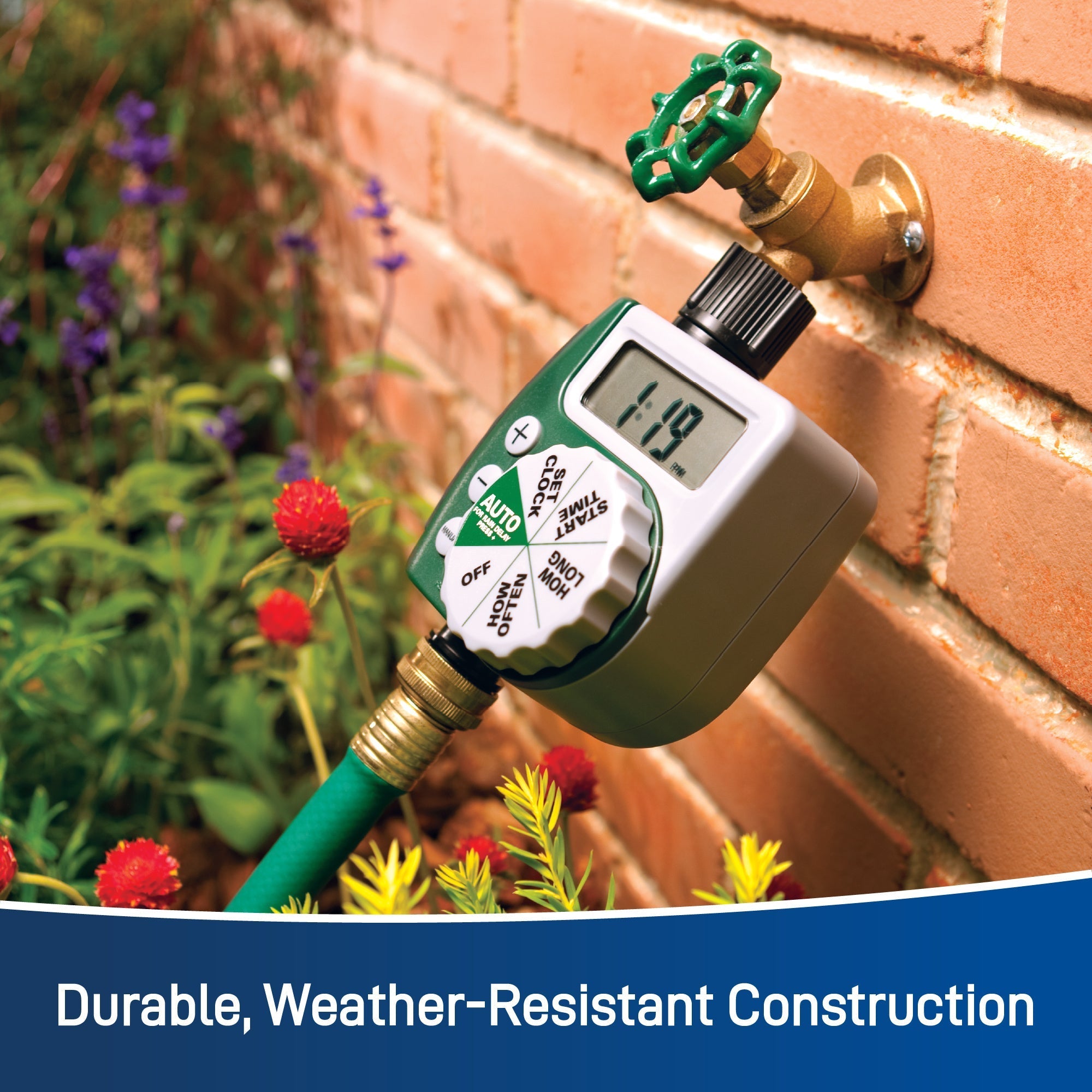 1-Outlet Programmable Hose Faucet Timer - Cheeky Garden