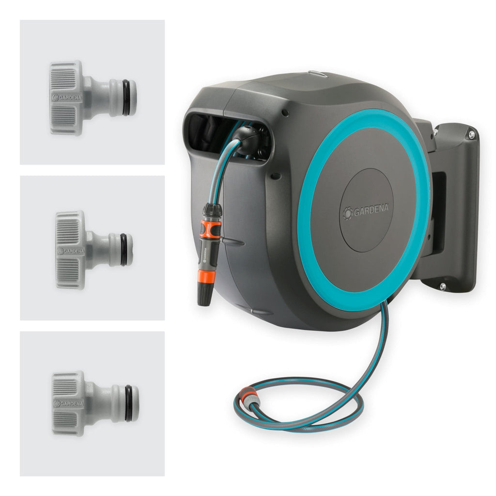 115 ft. Wall Mount Hose Reel – Large Property - Cheeky Garden