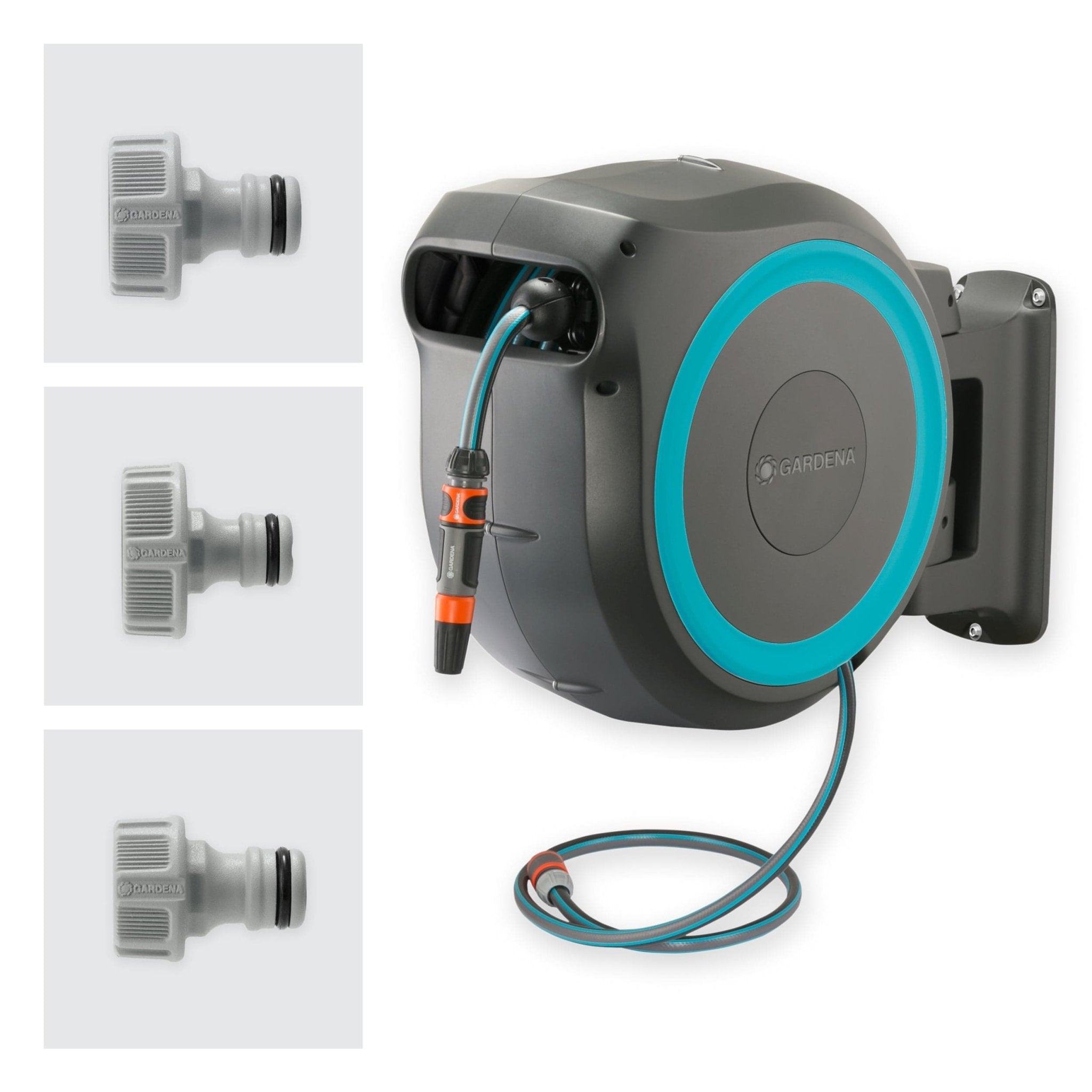 115 ft. Wall Mount Hose Reel – Large Property - Cheeky Garden