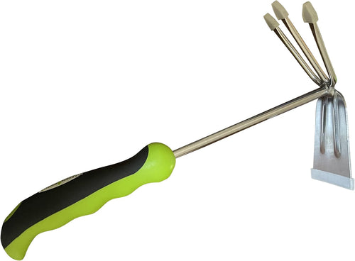 2-in-1 Garden Cultivator Rake Hoe Tiller Tool - Cheeky Garden