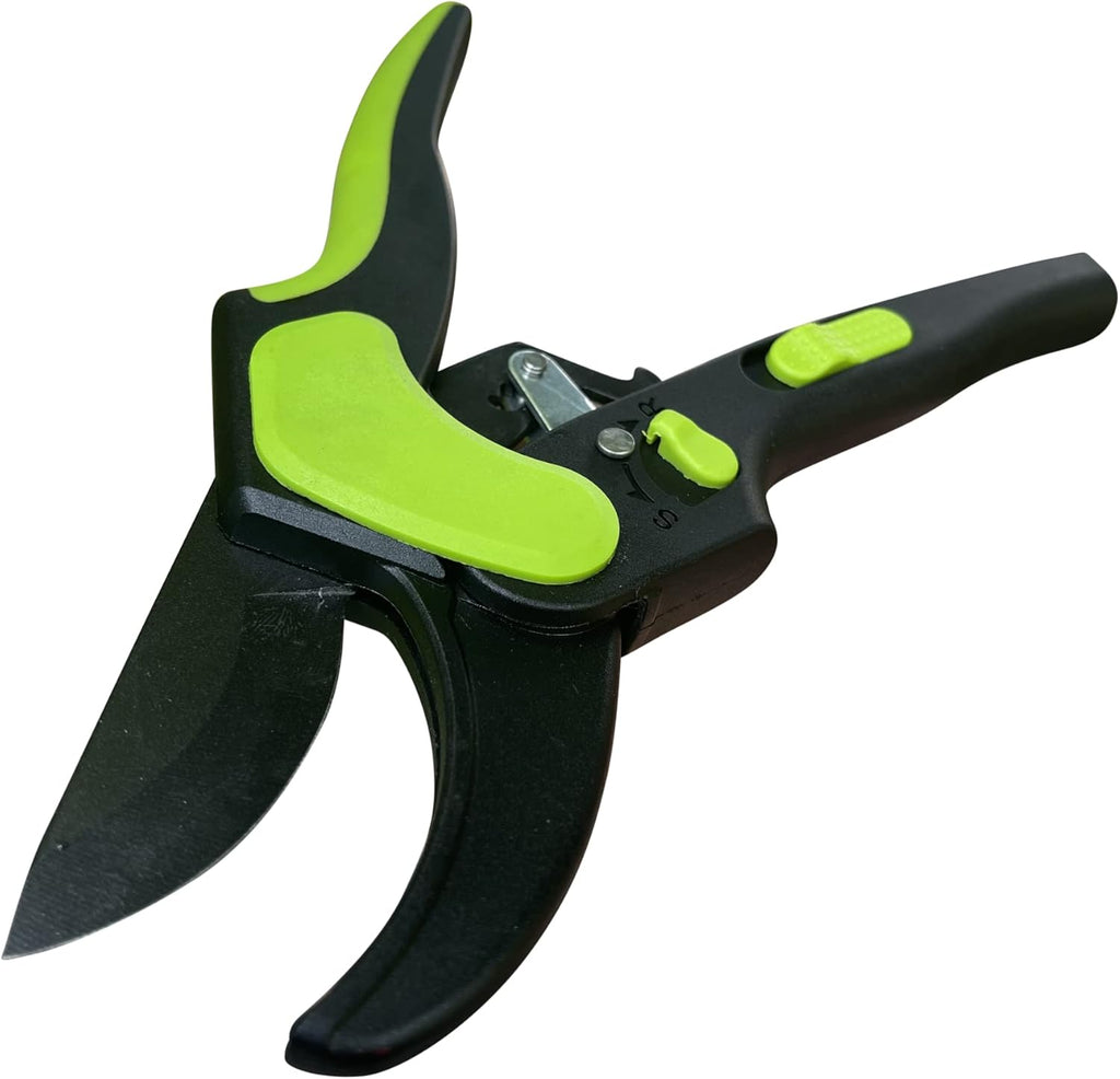 2-in-1 Ratchet Pruning Garden Shears Clippers - Cheeky Garden