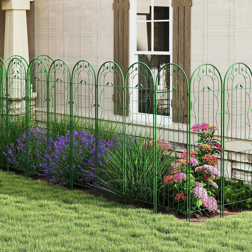 2 Pack 71 x 20 Inch Metal Garden Trellis Rustproof Plant Support for Climbing Plants - Cheeky Garden