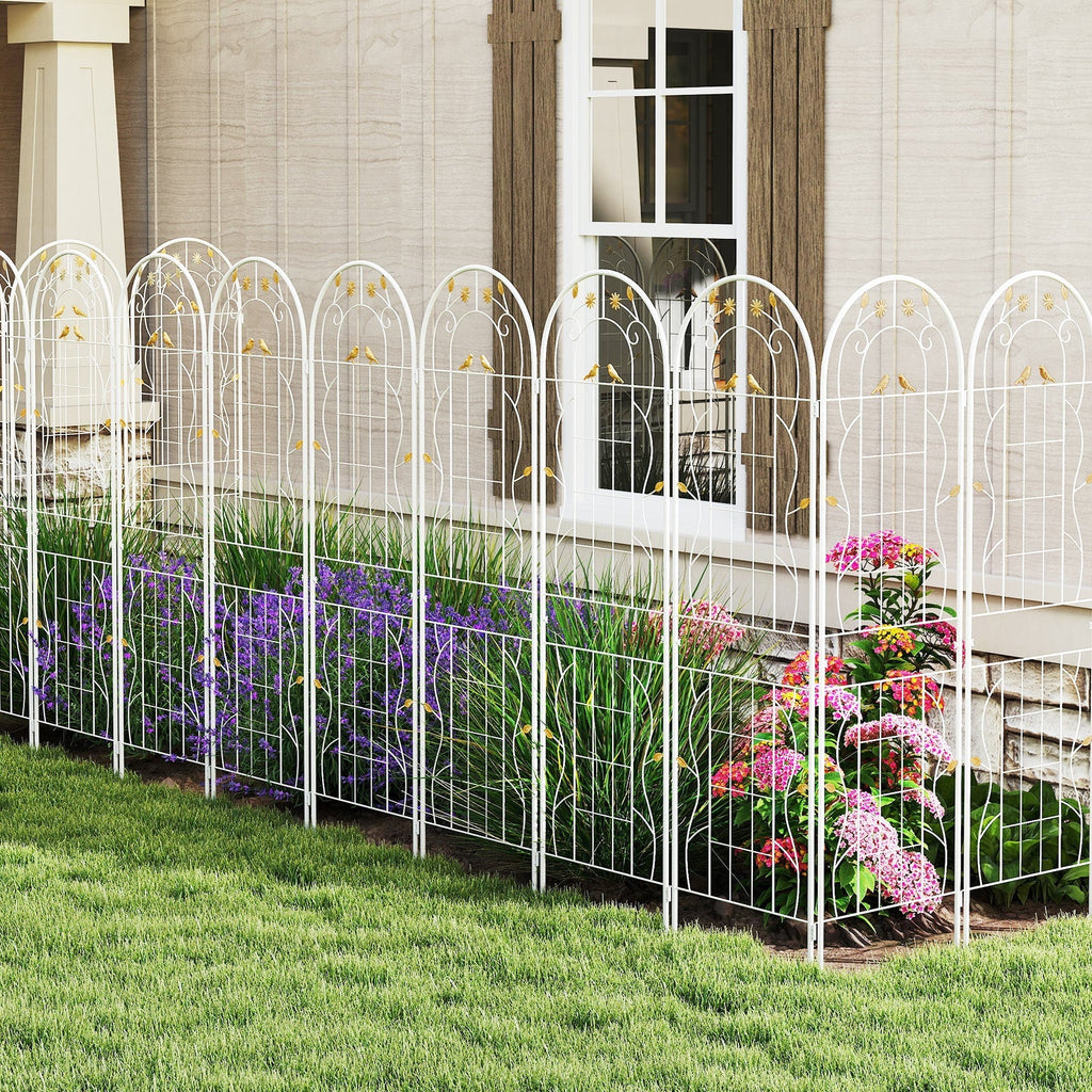 2 Pack 71 x 20 Inch Metal Garden Trellis Rustproof Plant Support for Climbing Plants - Cheeky Garden
