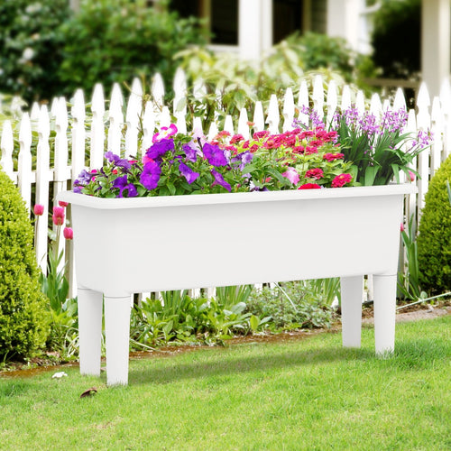 2 PCS Raised Garden Beds Self-Watering Planter Box with Detachable Legs and Drainage Hole - Cheeky Garden