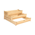 3 Tier Elevated Wooden Vegetable Garden Bed - Cheeky Garden