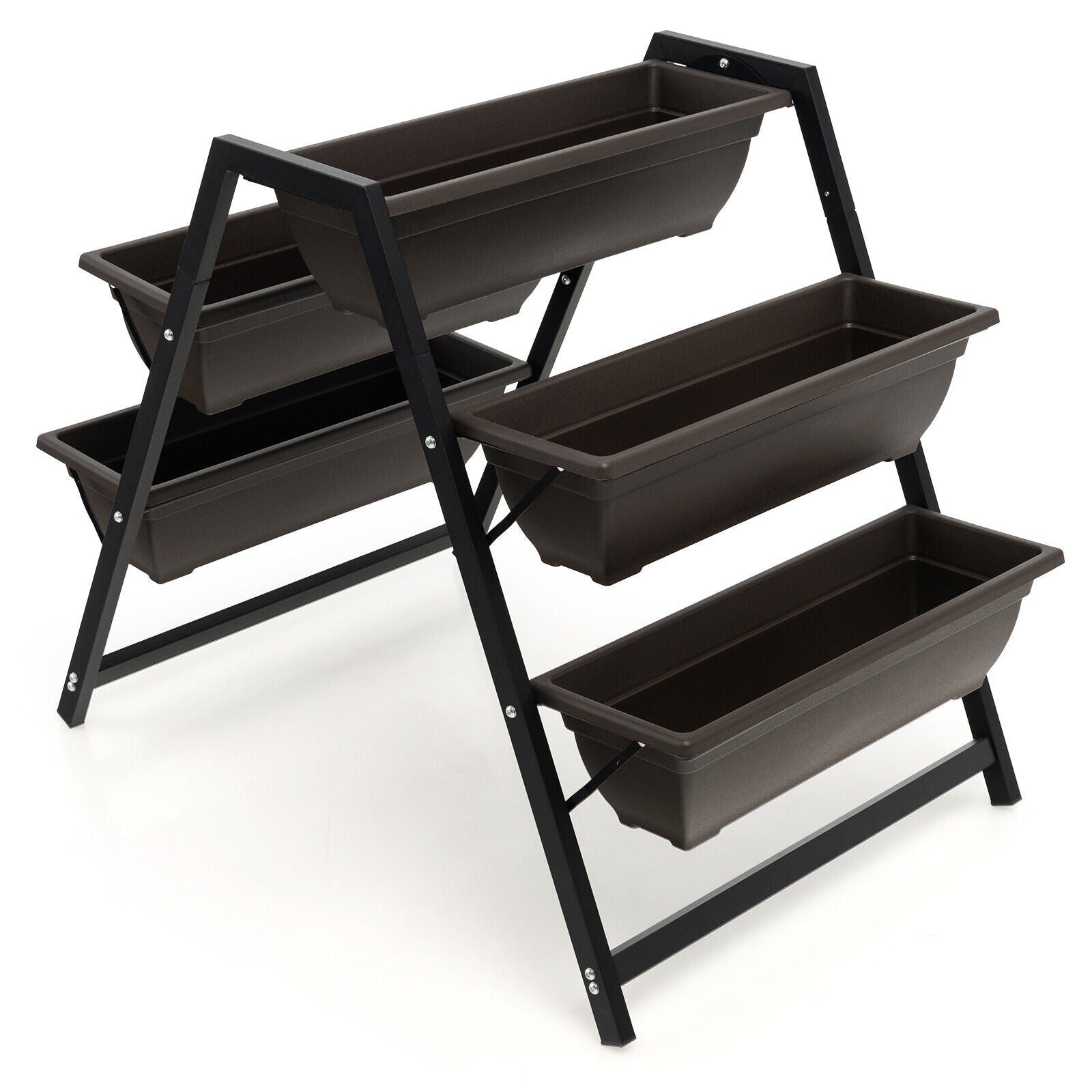 3-Tier Vertical Raised Garden Bed with 5 Plant Boxes - Cheeky Garden