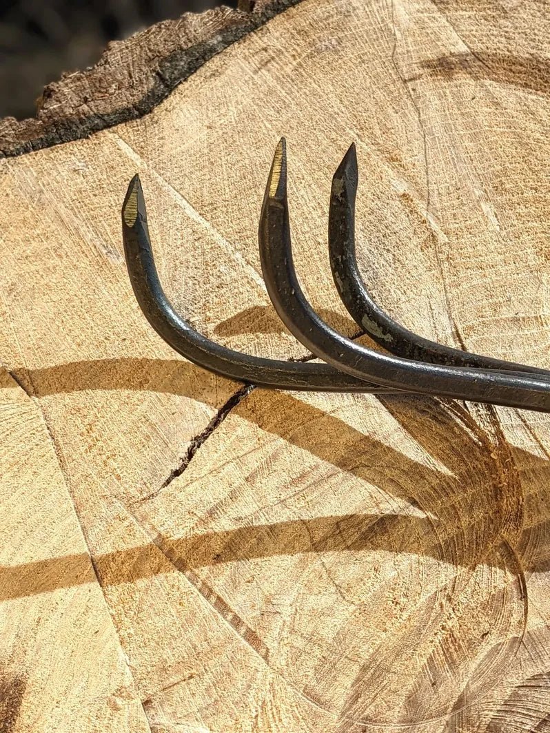 3 Tine Cultivator, Hand Forged Garden Tool, Lifetime Guarantee - Cheeky Garden