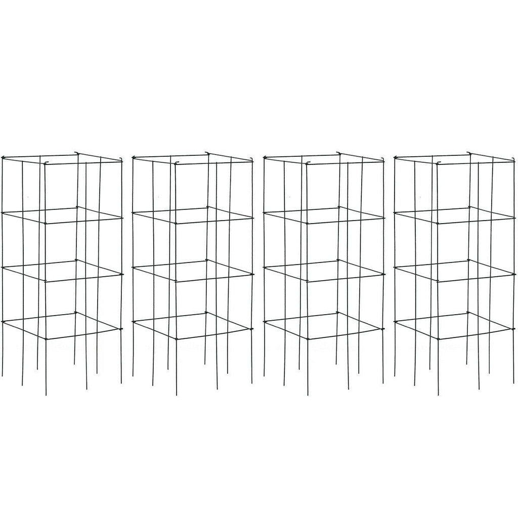 4 Pack Garden Trellis for Climbing Plants for Flower Vegetable - Cheeky Garden