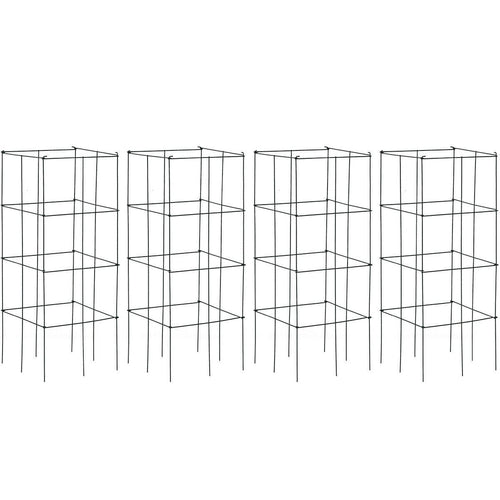 4 Pack Garden Trellis for Climbing Plants for Flower Vegetable - Cheeky Garden