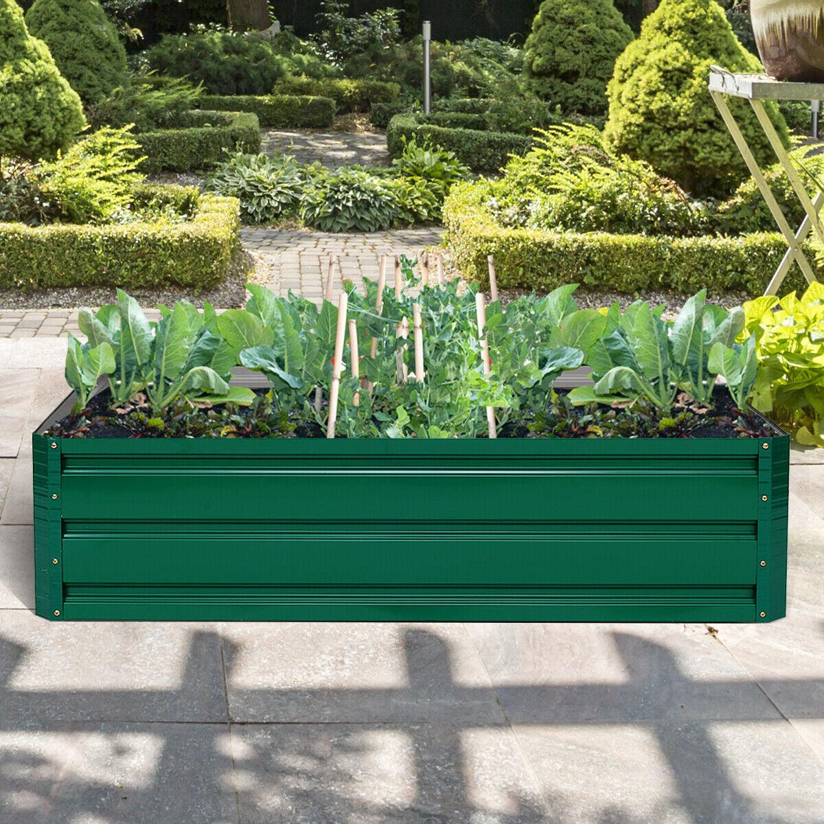 47.5 Inch Patio Raised Garden Bed Vegetable Flower Planter - Cheeky Garden