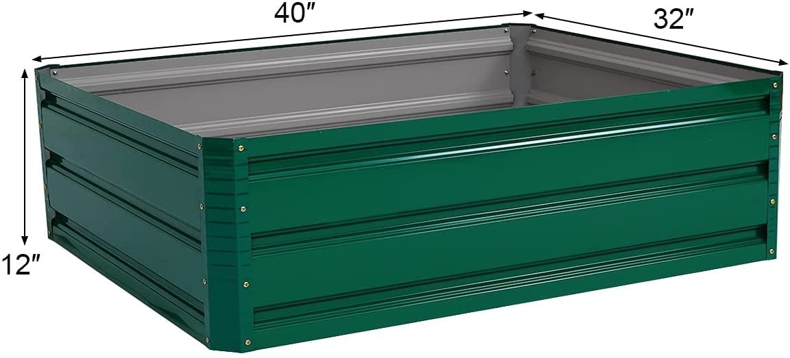 47.5 Inch Patio Raised Garden Bed Vegetable Flower Planter - Cheeky Garden