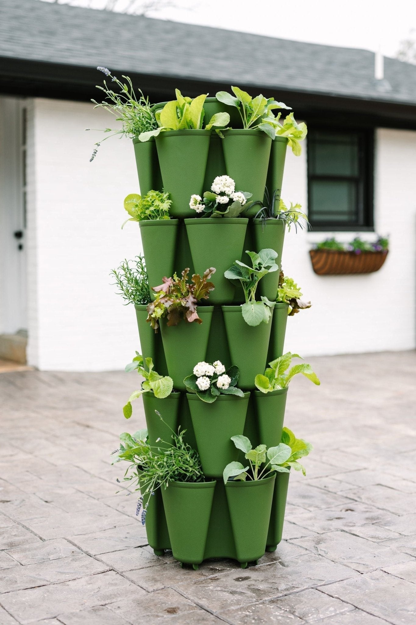 5 Tier GreenStalk Garden Original Vertical Planter - Basic Texture - Cheeky Garden
