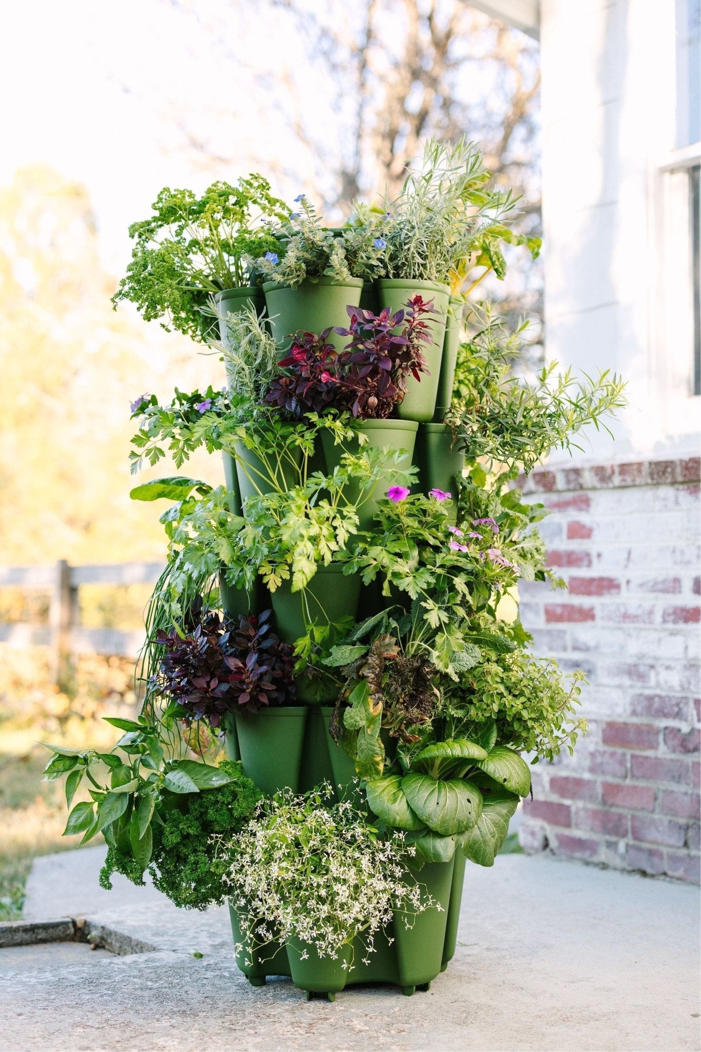 5 Tier GreenStalk Garden Original Vertical Planter - Basic Texture - Cheeky Garden