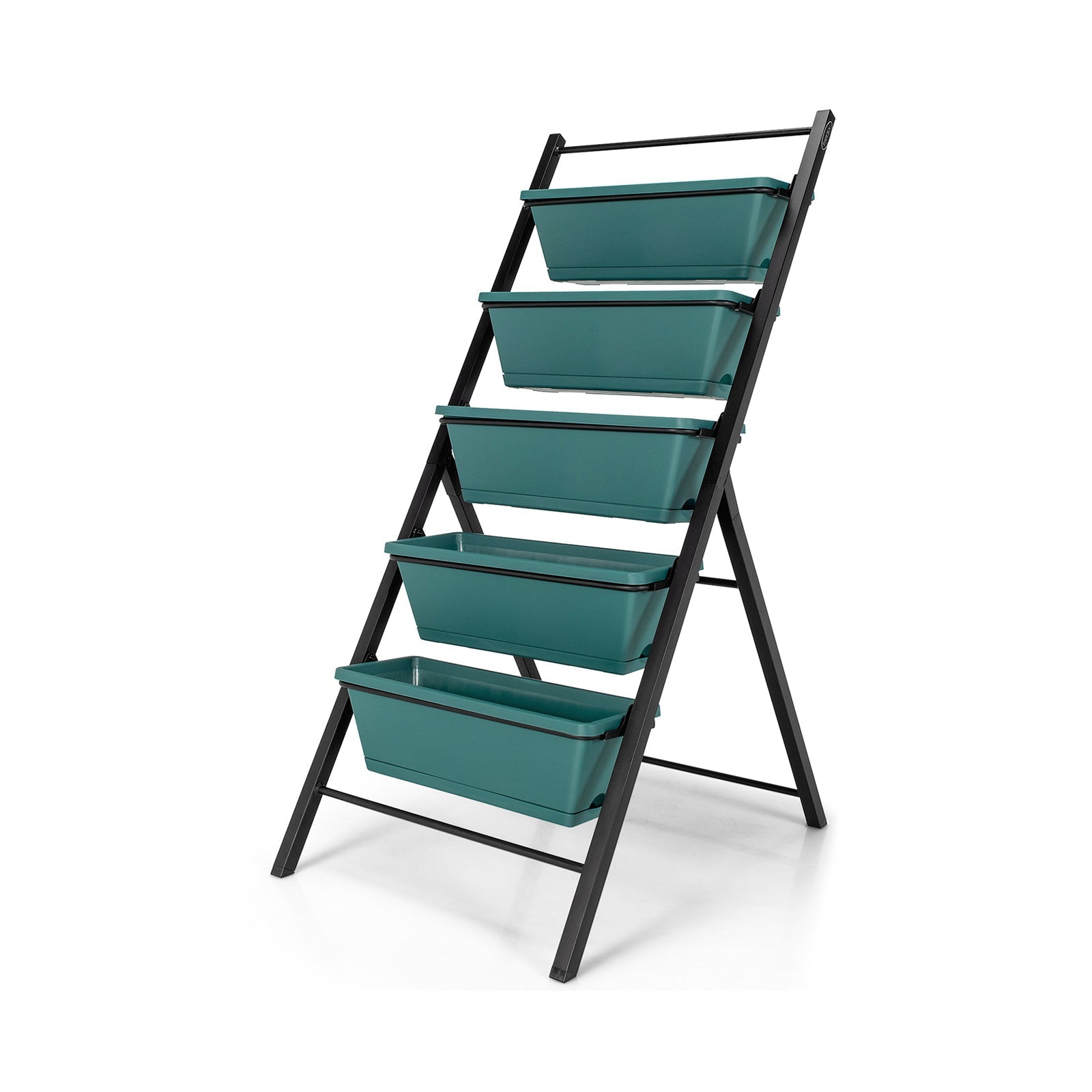 5-tier Vertical Garden Planter Box Elevated Raised Bed with 5 Container - Cheeky Garden
