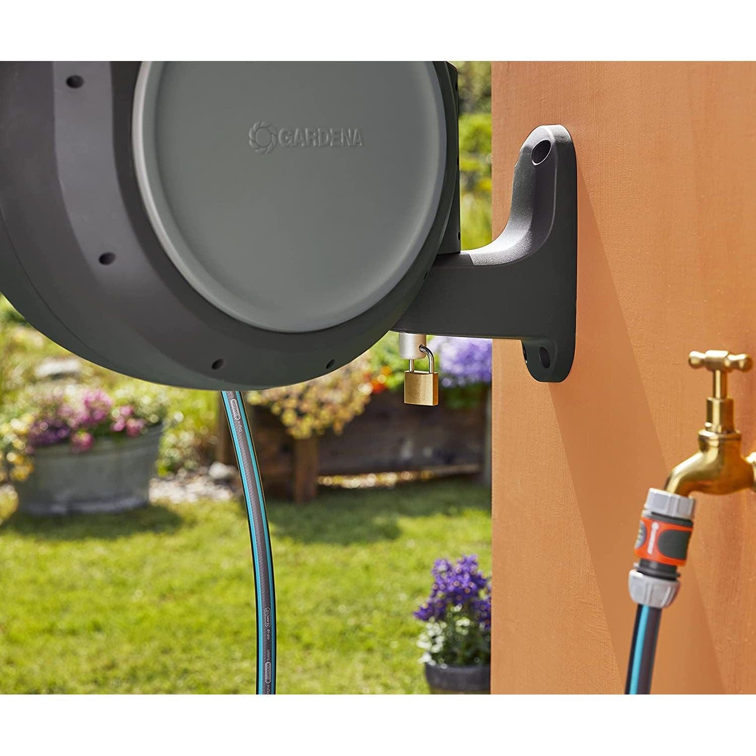 50 ft. Wall Mount Hose Reel - Cheeky Garden