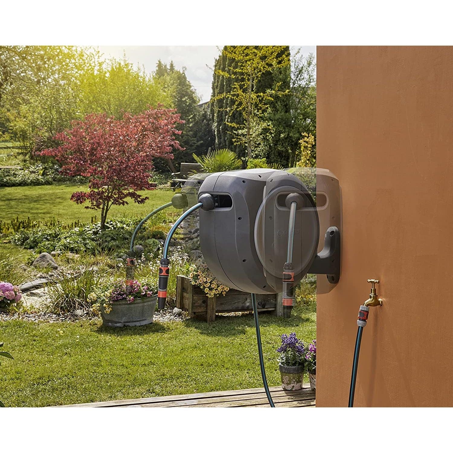 50 ft. Wall Mount Hose Reel - Cheeky Garden