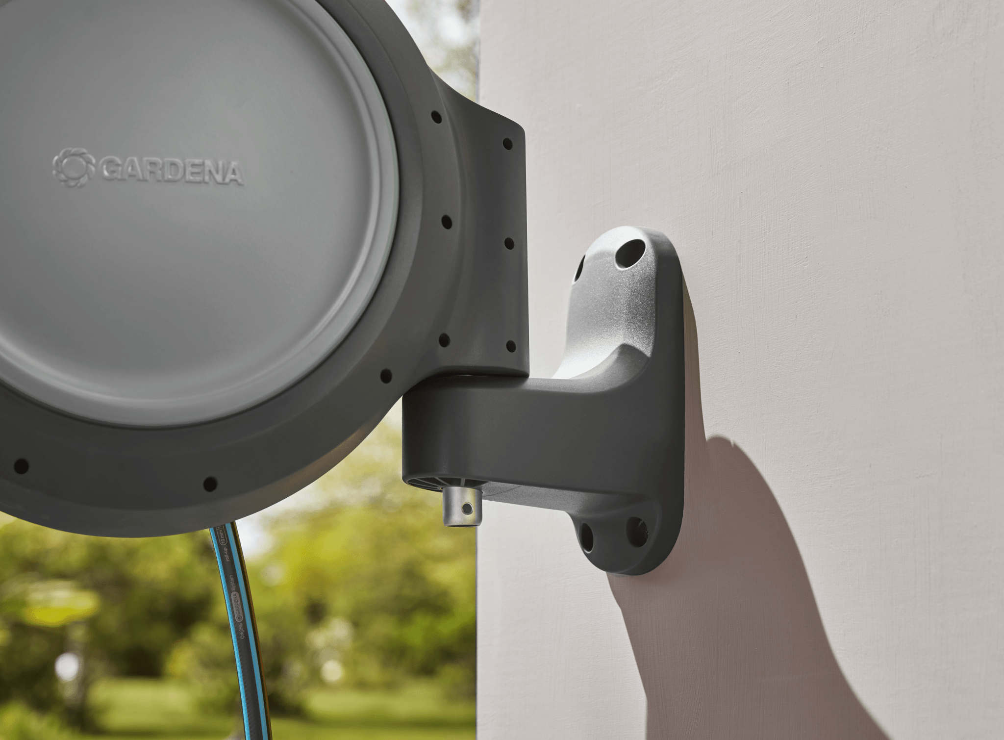 50 ft. Wall Mount Hose Reel with Frost Protection - Cheeky Garden