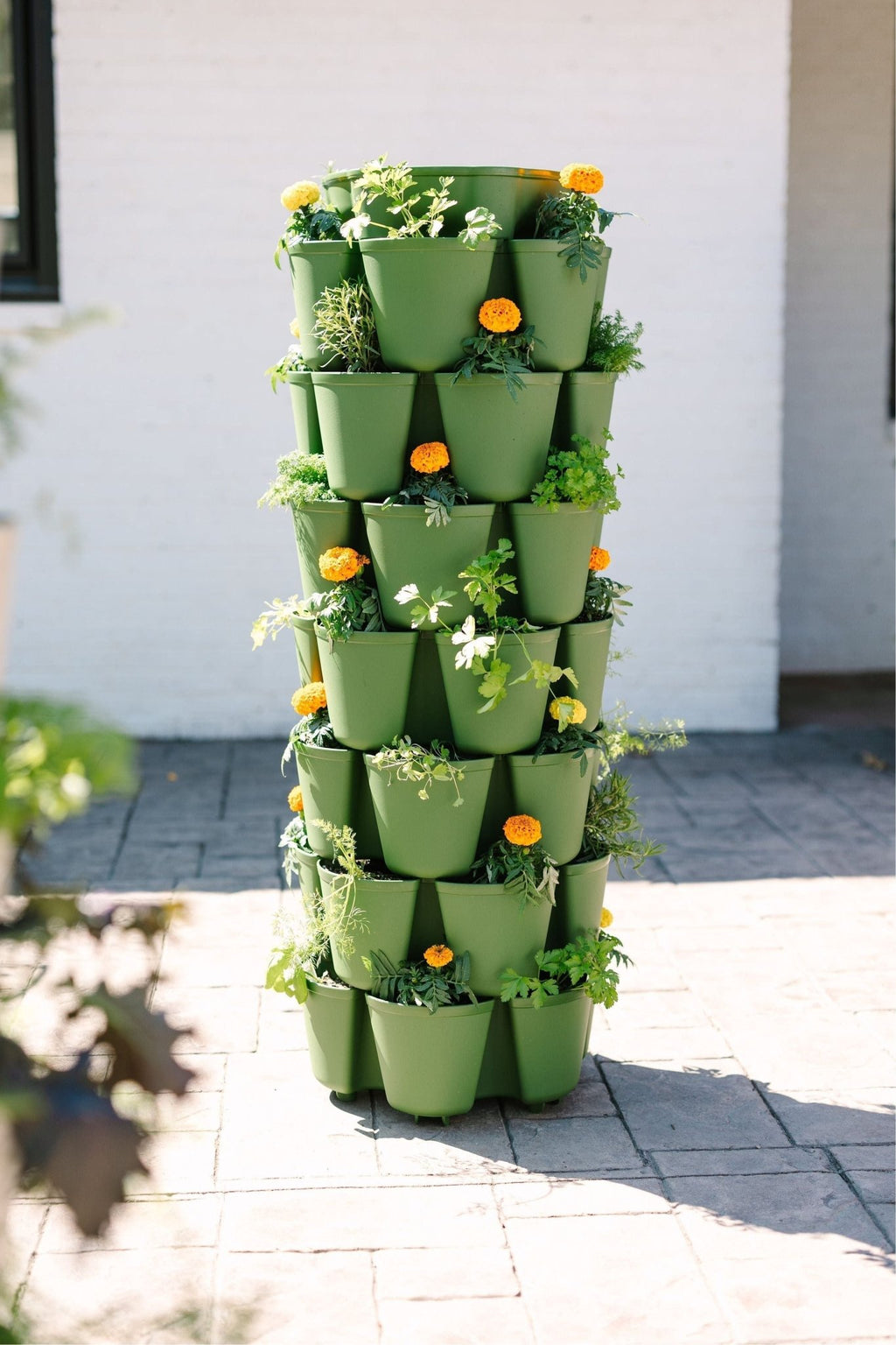 7 Tier GreenStalk Garden Leaf Vertical Planter - Basic Texture - Cheeky Garden