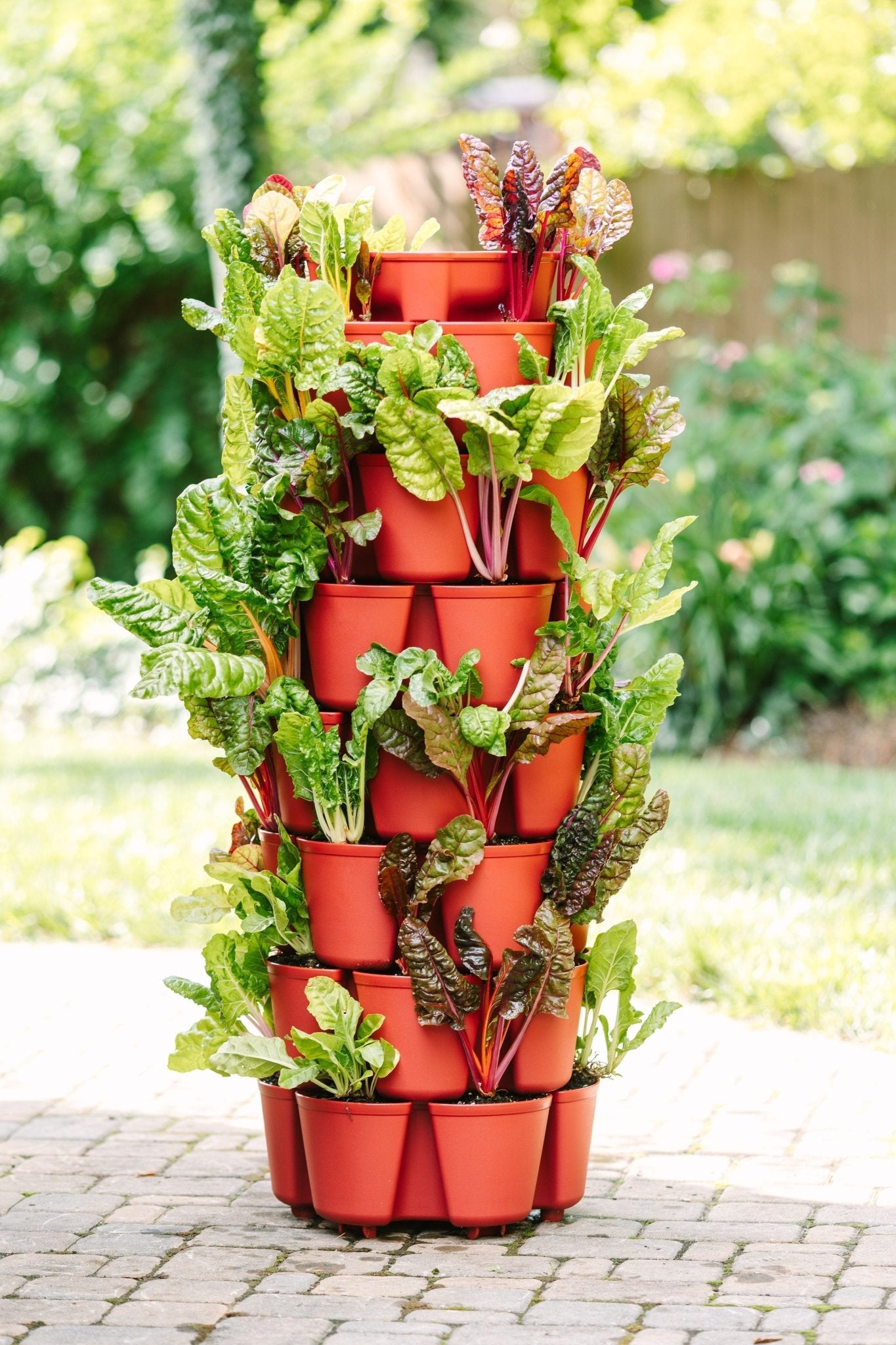 7 Tier GreenStalk Garden Leaf Vertical Planter - Basic Texture - Cheeky Garden