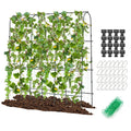 71 x 71 Inch U-Shaped Tall Garden Arched Trellis for Climbing Plants - Cheeky Garden