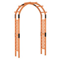 7.7 Feet Garden Arch Wooden Arbor for Climbing Plants - Cheeky Garden