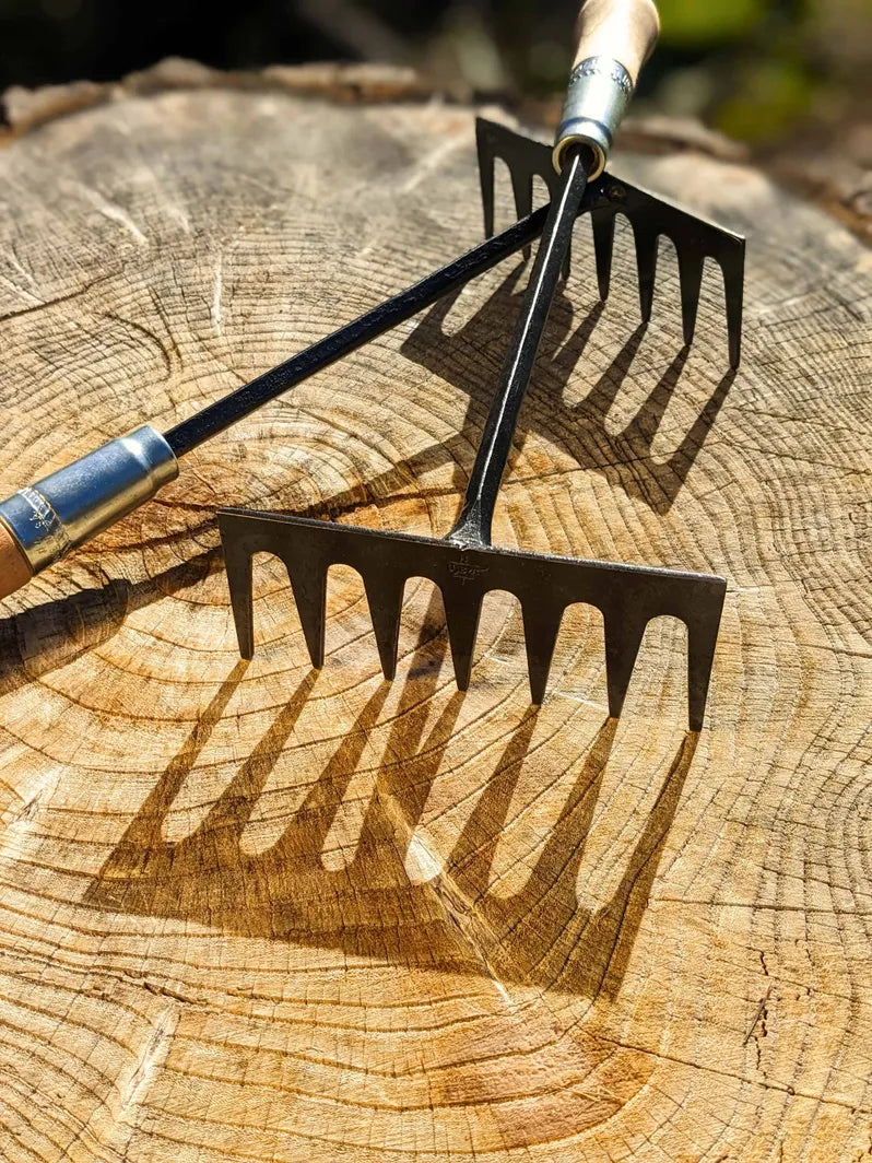 Hand Rake, Hand Forged Garden Tool