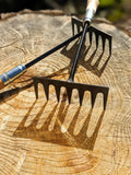 Hand Rake, Hand Forged Garden Tool