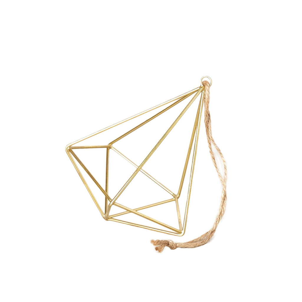 Air Plant Display Hanger - Brass - Cheeky Garden