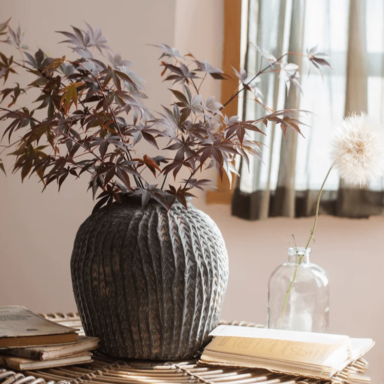 Artisan Handcrafted Antique Vase - Cheeky Garden
