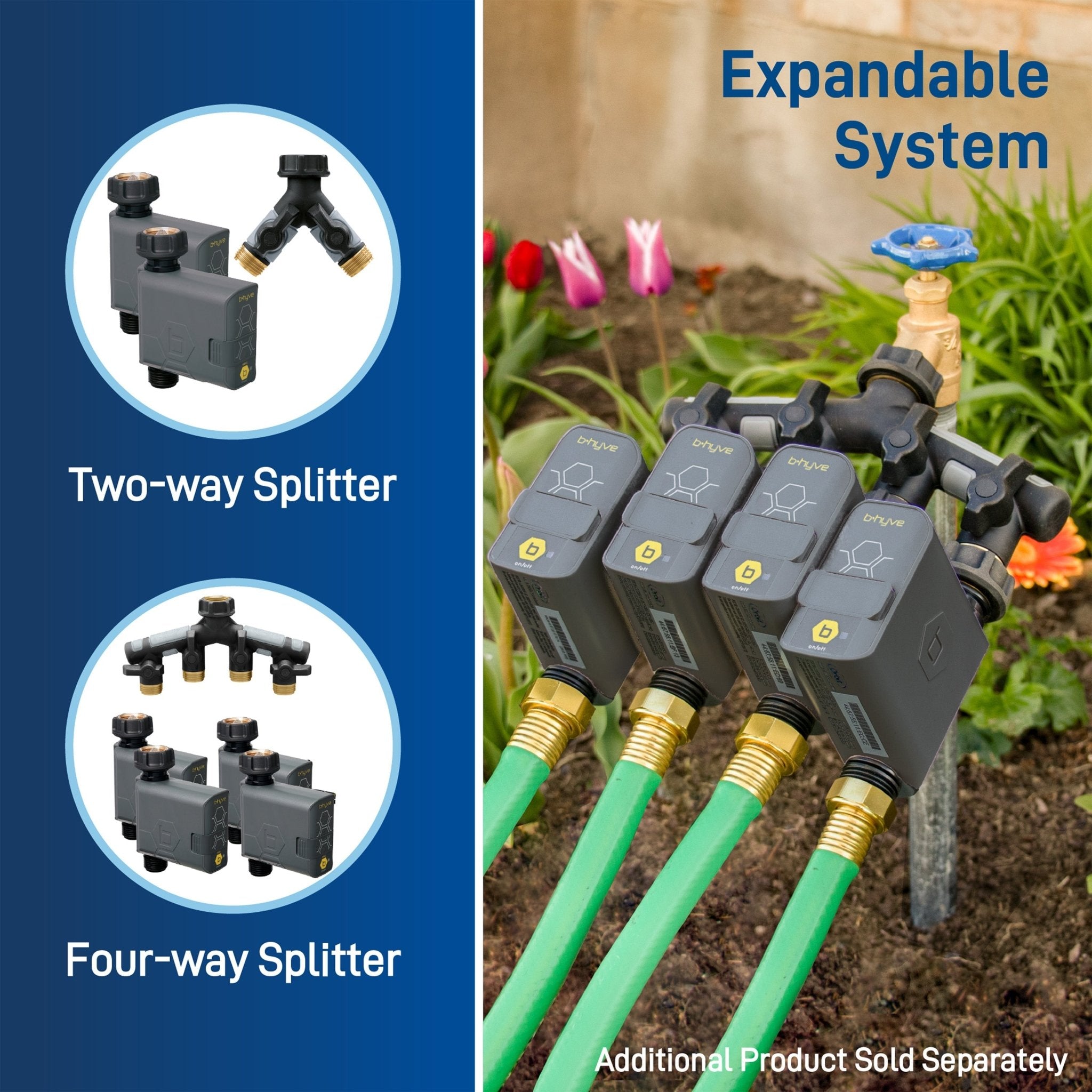 B-hyve Bluetooth 1-Outlet Hose Faucet Timer | Online Packaging | 90205Z - Cheeky Garden
