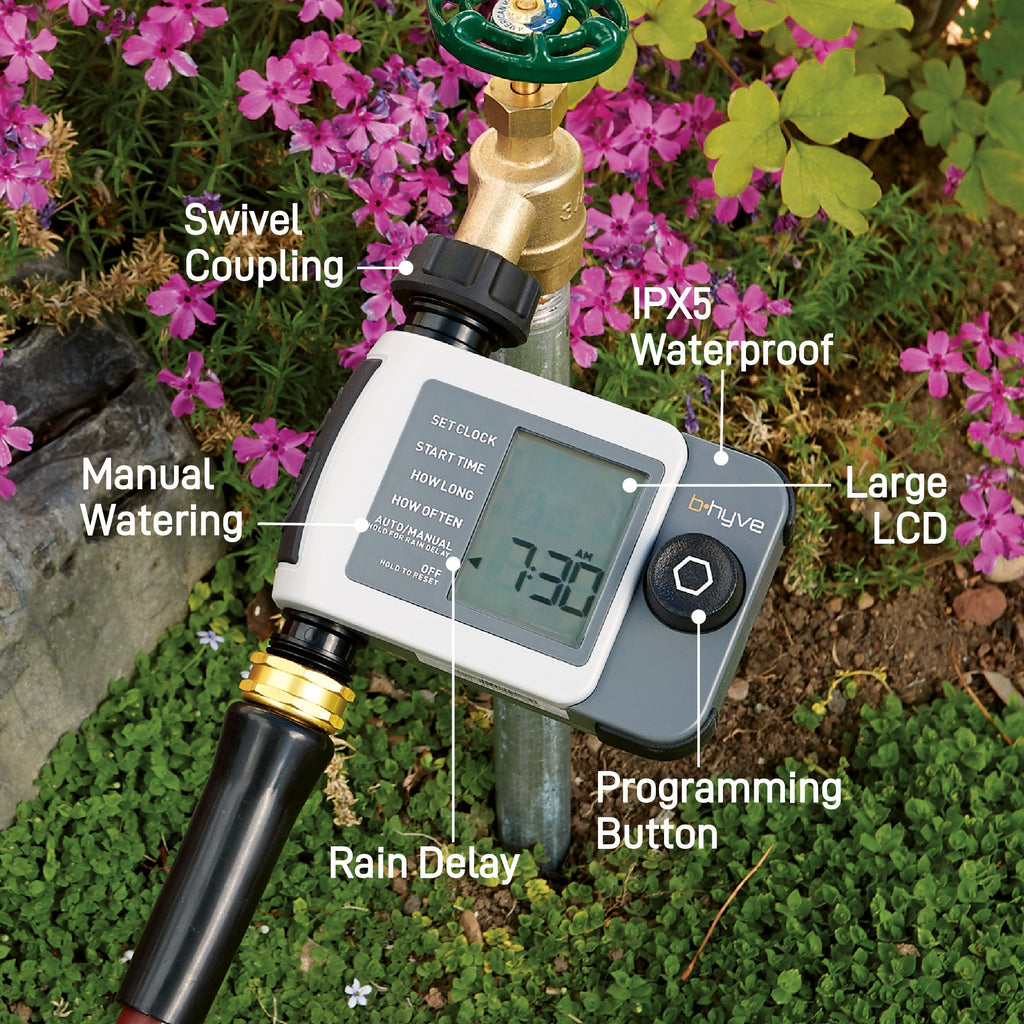B-hyve XD Bluetooth 1-Outlet Hose Faucet Timer | 24511 - Cheeky Garden