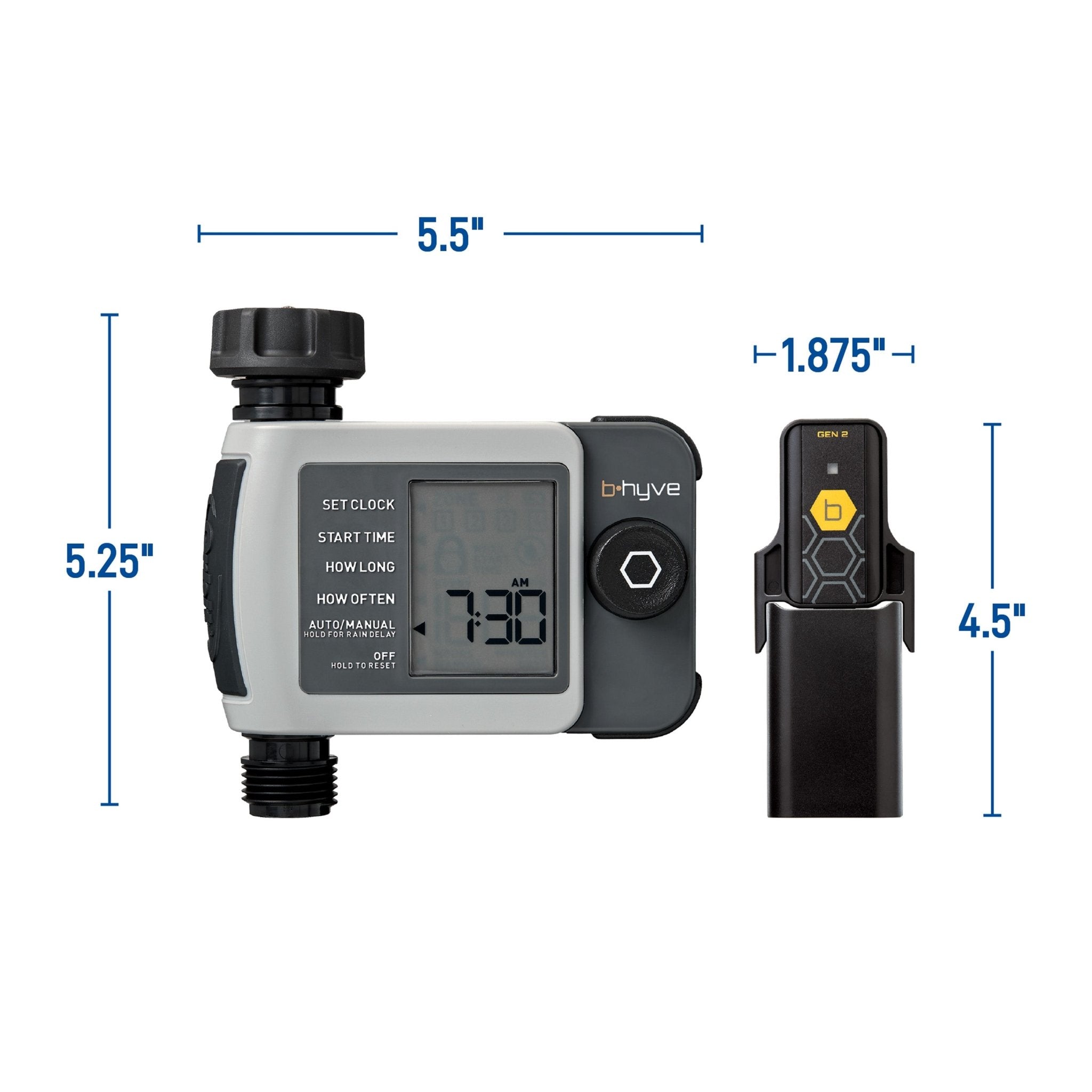 B-hyve XD Bluetooth 1-Outlet Hose Faucet Timer w/Hub | 24516 - Cheeky Garden