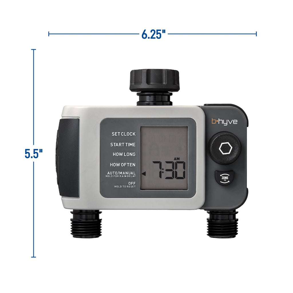 B-hyve XD Bluetooth 2-Outlet Hose Faucet Timer | 24632 - Cheeky Garden