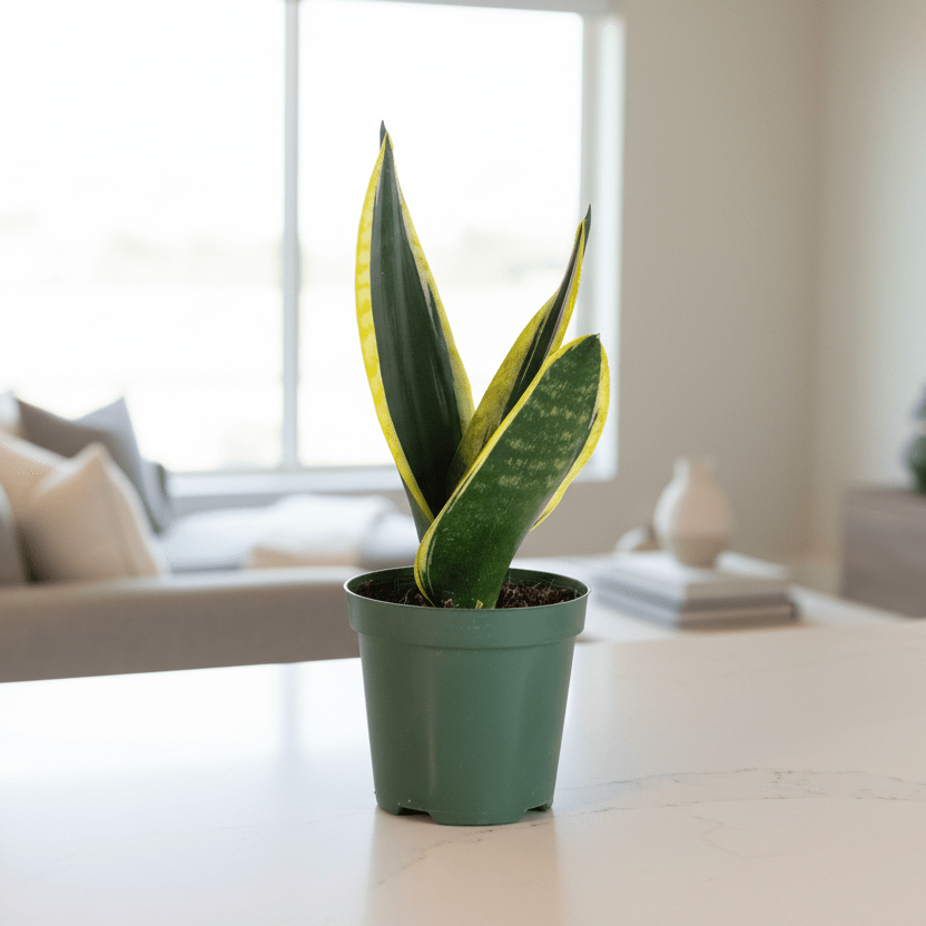 Black Gold Sansevieria Snake Plant - Cheeky Garden
