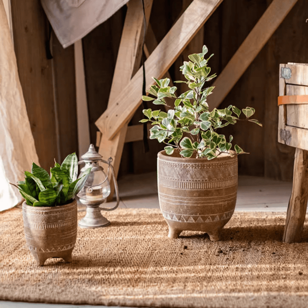 Bohemian Red Clay Planter - Cheeky Garden