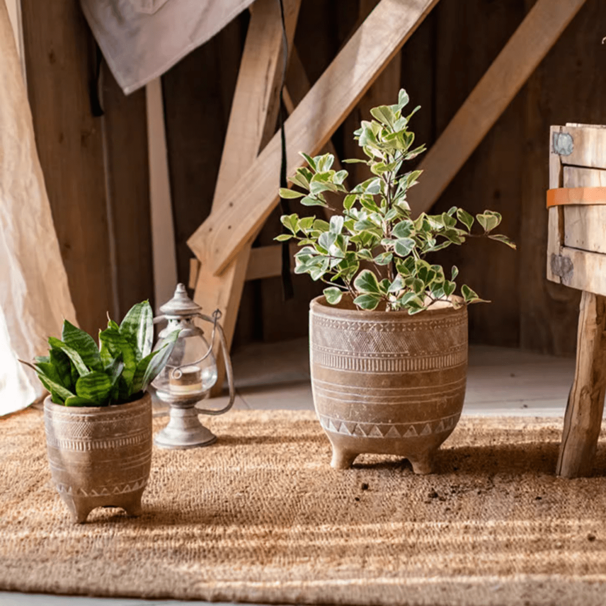 Bohemian Red Clay Planter - Cheeky Garden