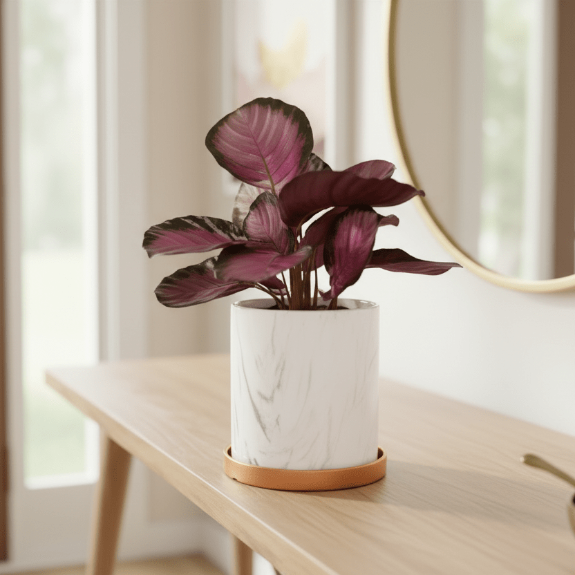 Calathea Rosy Pink Prayer Plant (Calathea Roseopicta) - Cheeky Garden