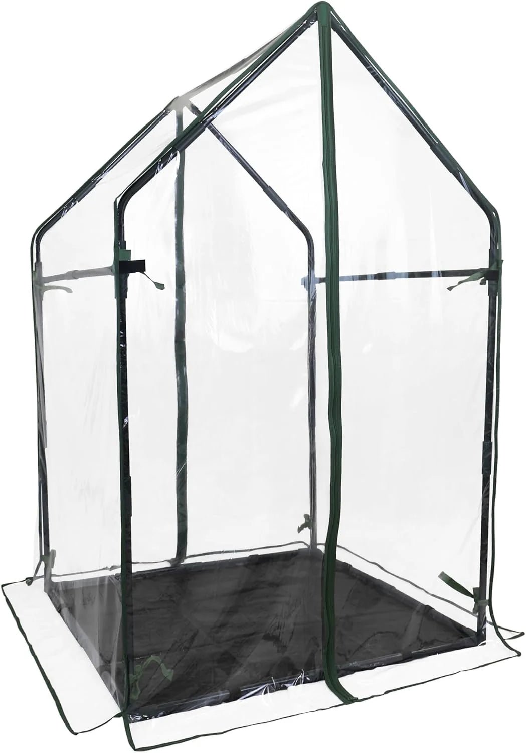 Cedar Raised Garden Bed with Greenhouse Cover - Cheeky Garden
