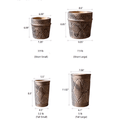 Classic Element Art Planter Clay Flowerpot - Cheeky Garden