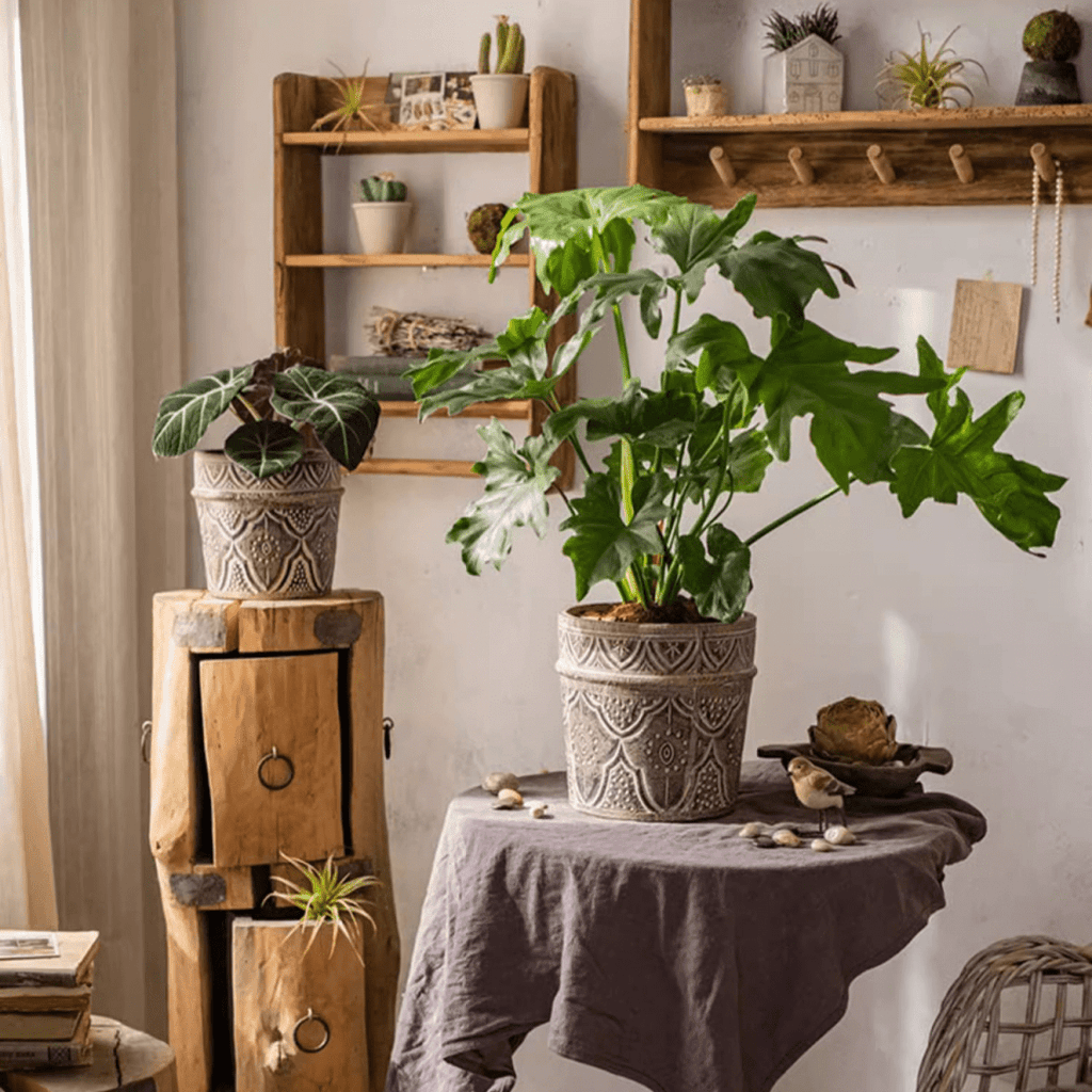 Classic Element Art Planter Clay Flowerpot - Cheeky Garden