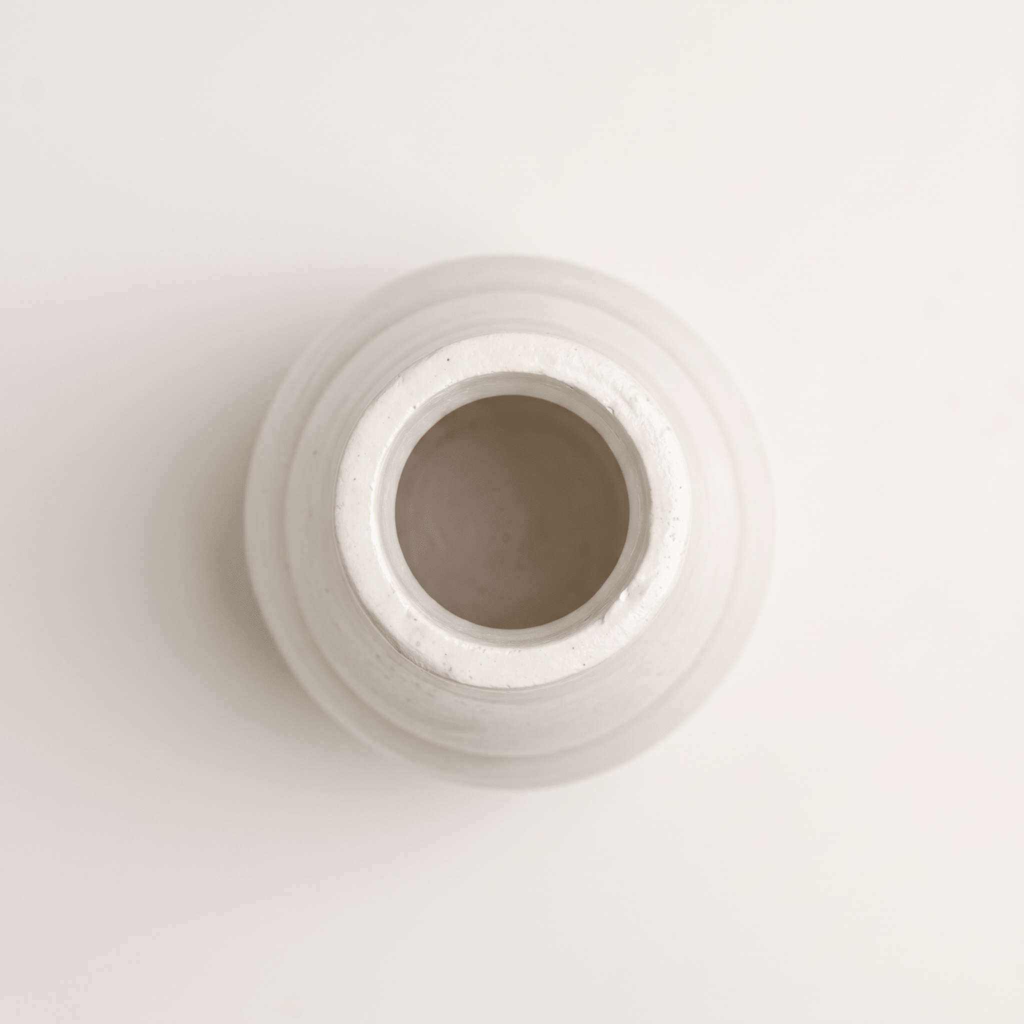 Classic Milk Bottle Vase – Gypsum White 5" - Cheeky Garden