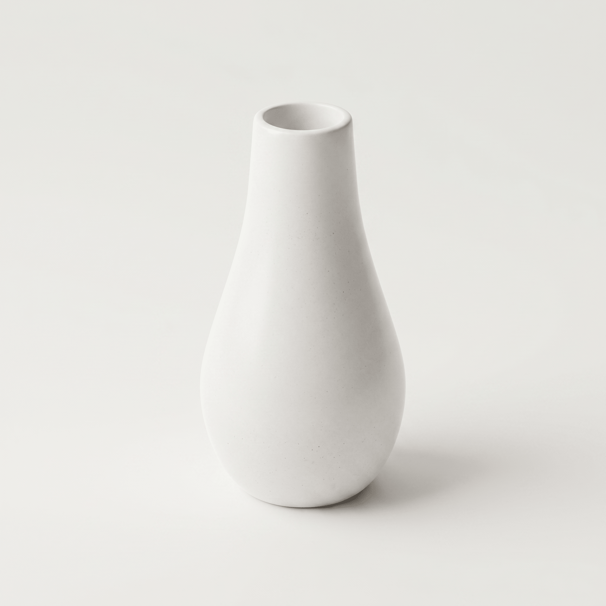 Classic Milk Bottle Vase – Gypsum White 5" - Cheeky Garden