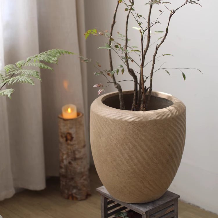 Comtemporary Swirl Planter - Cheeky Garden