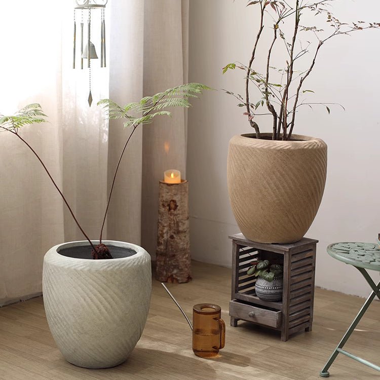 Comtemporary Swirl Planter - Cheeky Garden