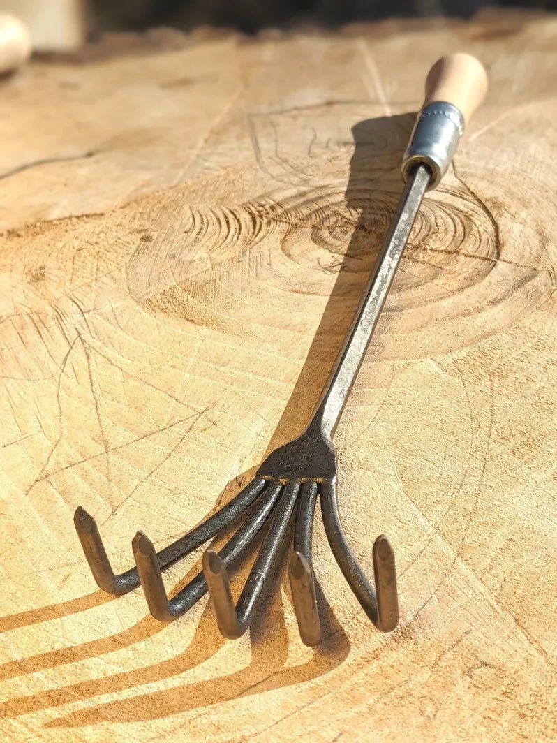 Crow's Foot Garden Tool, Hand Forged "The Claw" - Cheeky Garden