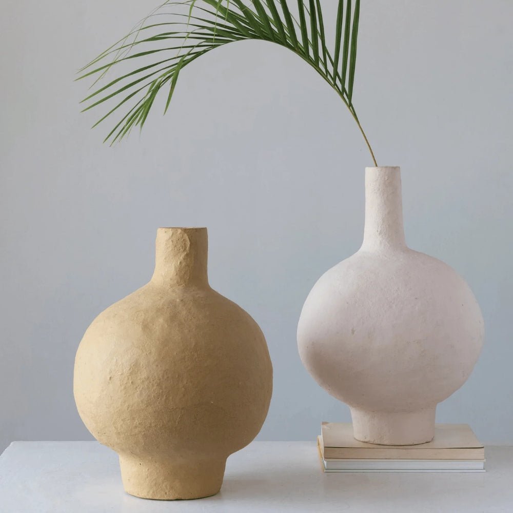 Decorative Handmade Paper Mache Vase - Cheeky Garden
