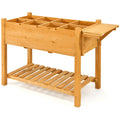 Elevated Planter Box Kit with 8 Grids and Folding Tabletop - Cheeky Garden